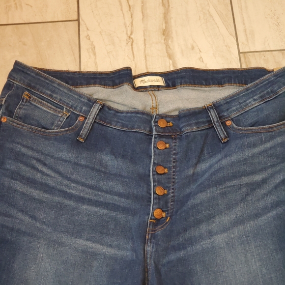 Madewell NWT 9" mid rise button fly skinny jeans size 36 - Picture 3 of 8
